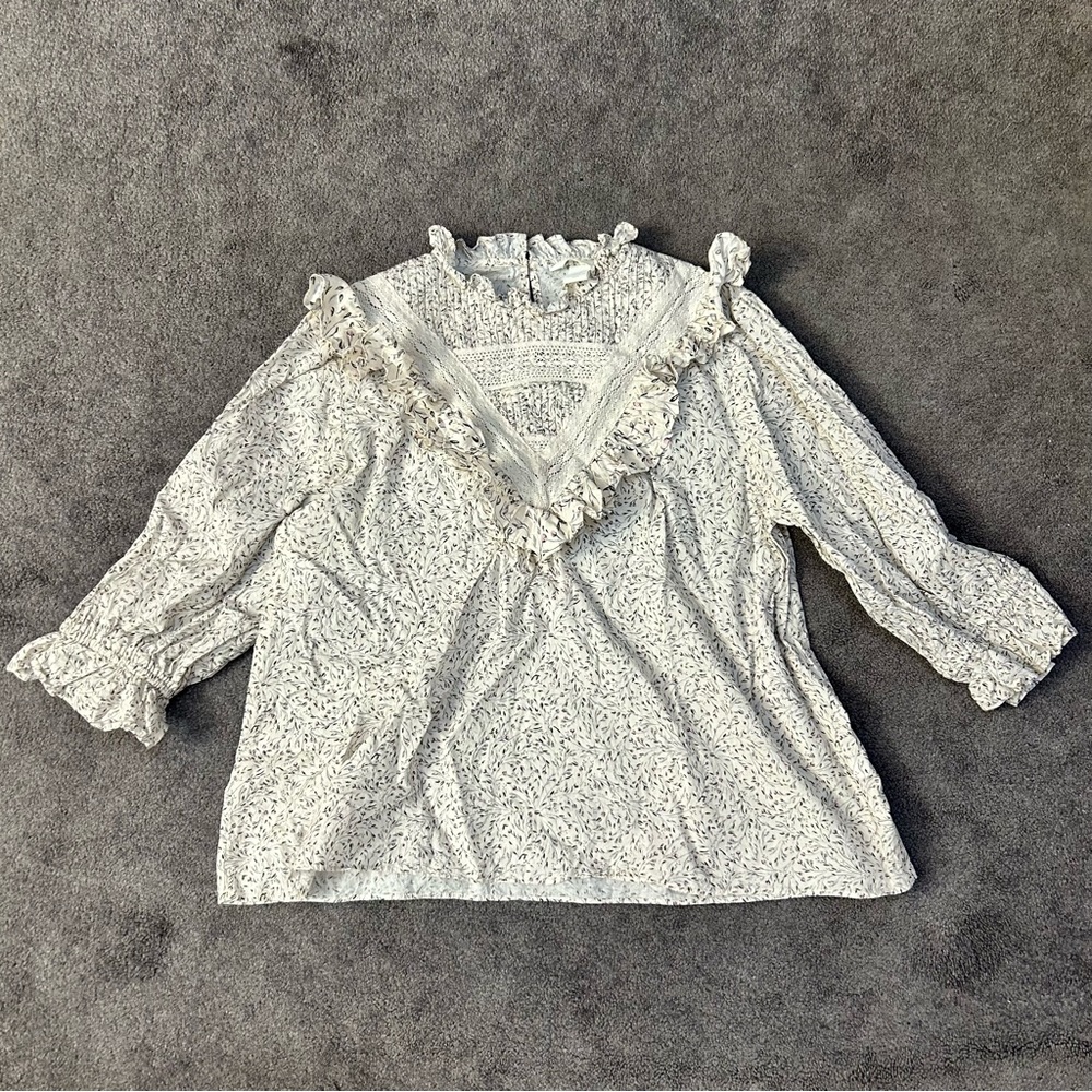 H&M Floral Blouse Size 10